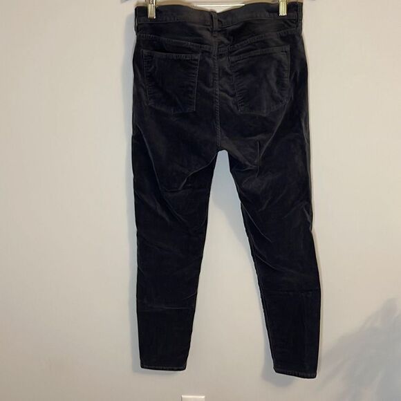 J.Crew Mercantile Women’s Skinny Pants Velvet 5 Pocket Mid Rise Gray Size 29 - Picture 5 of 9